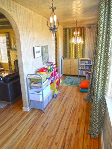 Bonus room attached to the step-down living room with lots of natural light...perfect for a reading room, office, or play area as shown. 3105 Pine St., Riverside