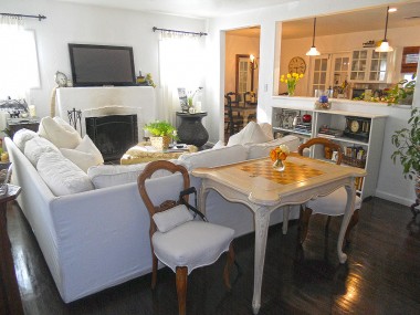 View as you enter the house of living room that opens up into the spacious kitchen and formal dining area. 4081 Larchwood Pl., Riverside
