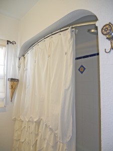 Newly tiled bathtub enclosure. 4081 Larchwood Pl., Riverside