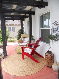 Cute front porch with newer portico. 4081 Larchwood Pl., Riverside