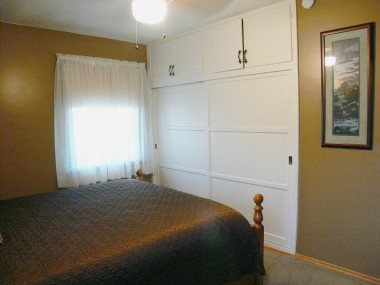 Alternate view of second bedroom, with ample closet space.