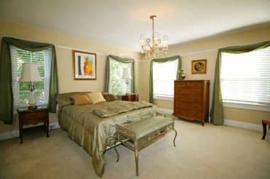 One of two master bedrooms upstairs.