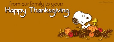Happy Thanksgiving From Our Families to Yours!