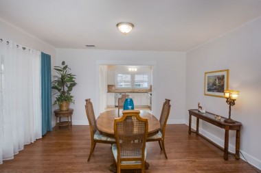 Spacious formal dining room