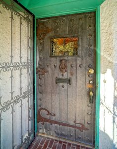 Hand-crafted 1920 front door