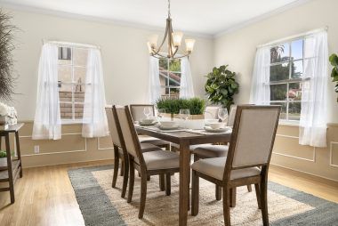 Elegant formal dining room