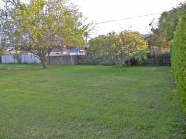 Wow! What a great backyard! Spacious enough for a pool, or whatever suits your needs! Don't forget the 2-car detached garage that's finished on the inside!