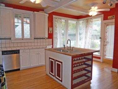 Kitchen needs some finishing touches, but it has great space to work with.