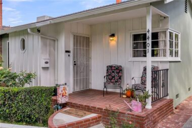Inviting front porch
