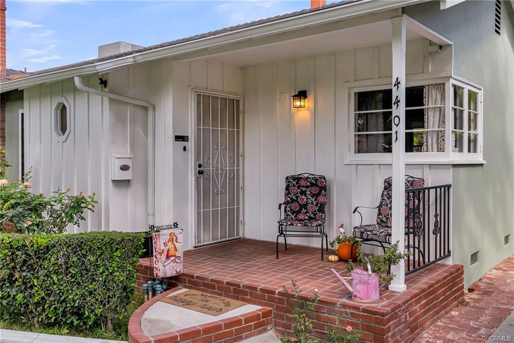 Inviting front porch
