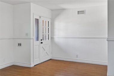 Front entry interior