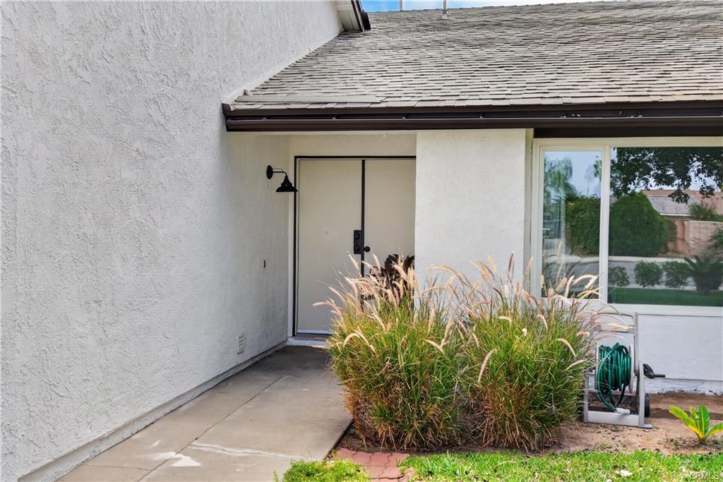 Double door front entry