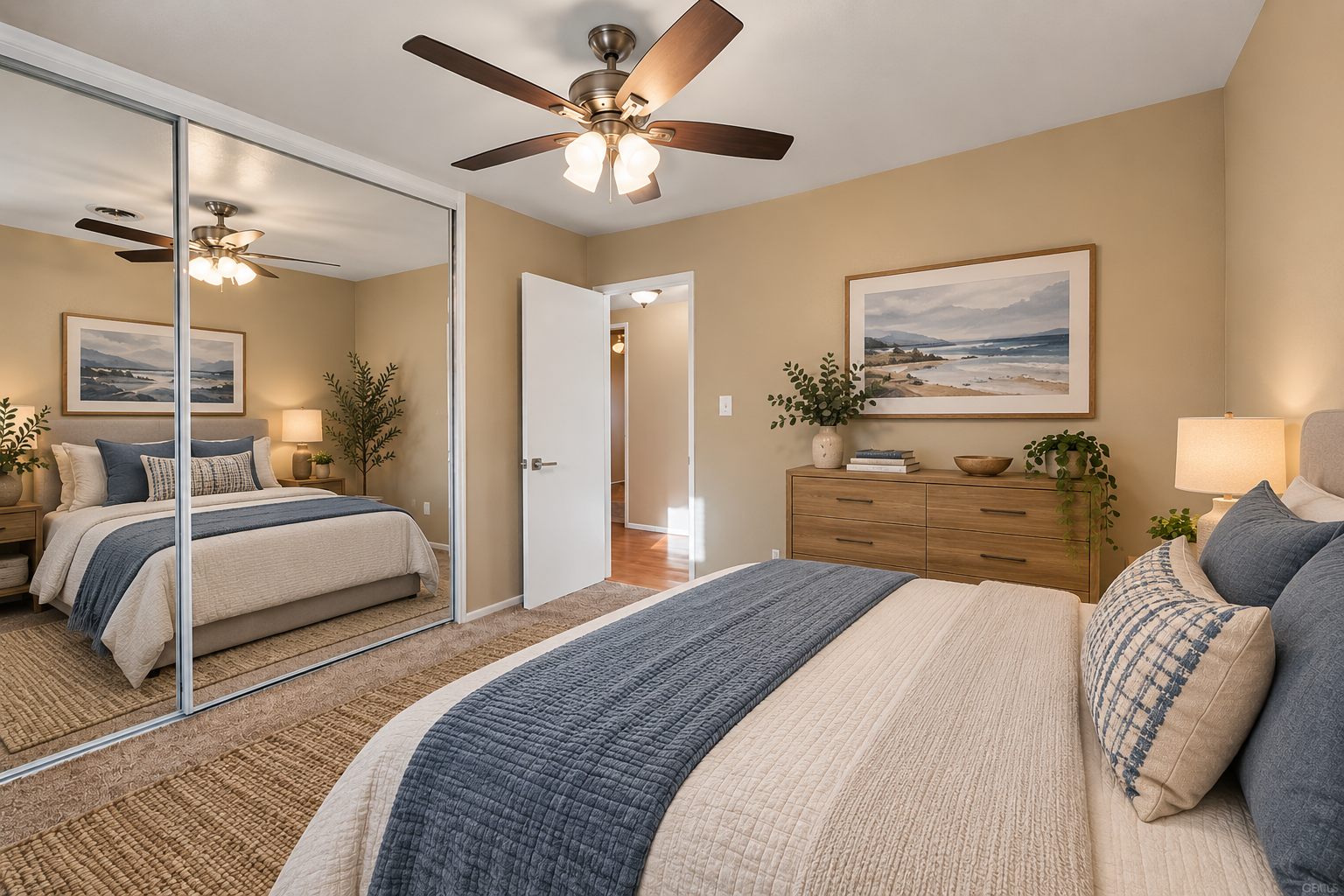 Bedroom 2 - virtually staged