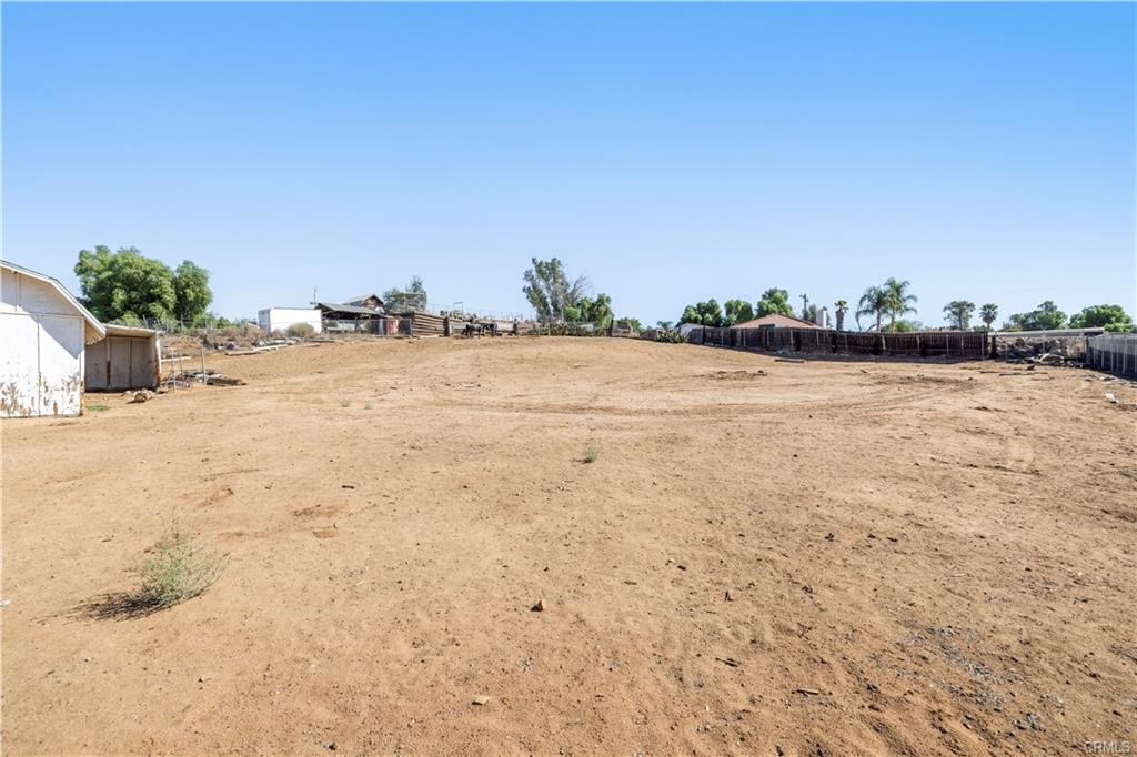 View from PERMITTED ADU to the back property line.