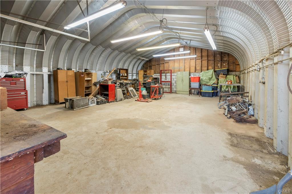 WORKSHOP INTERIOR -- photo taken from the man door.